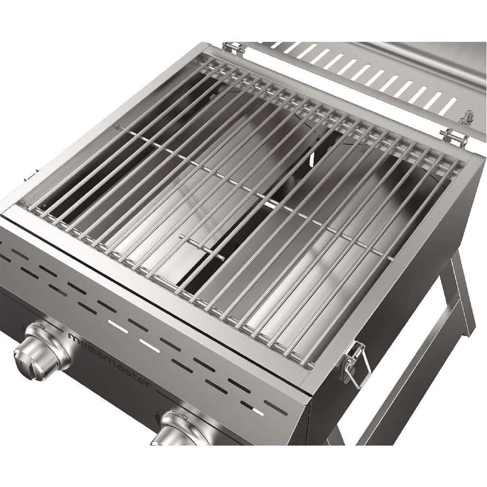 Megamaster Premium Outdoor Cooking 2-Burner Grill