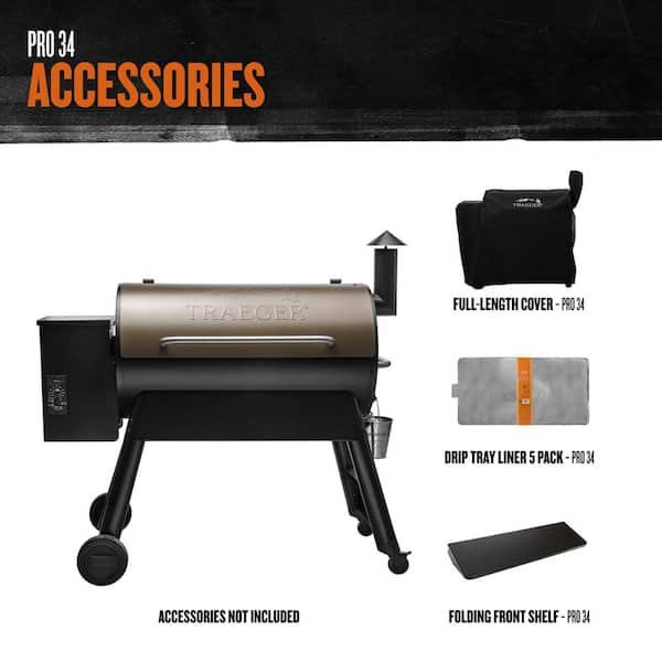 Pro Series 34 Pellet Grill in Bronze