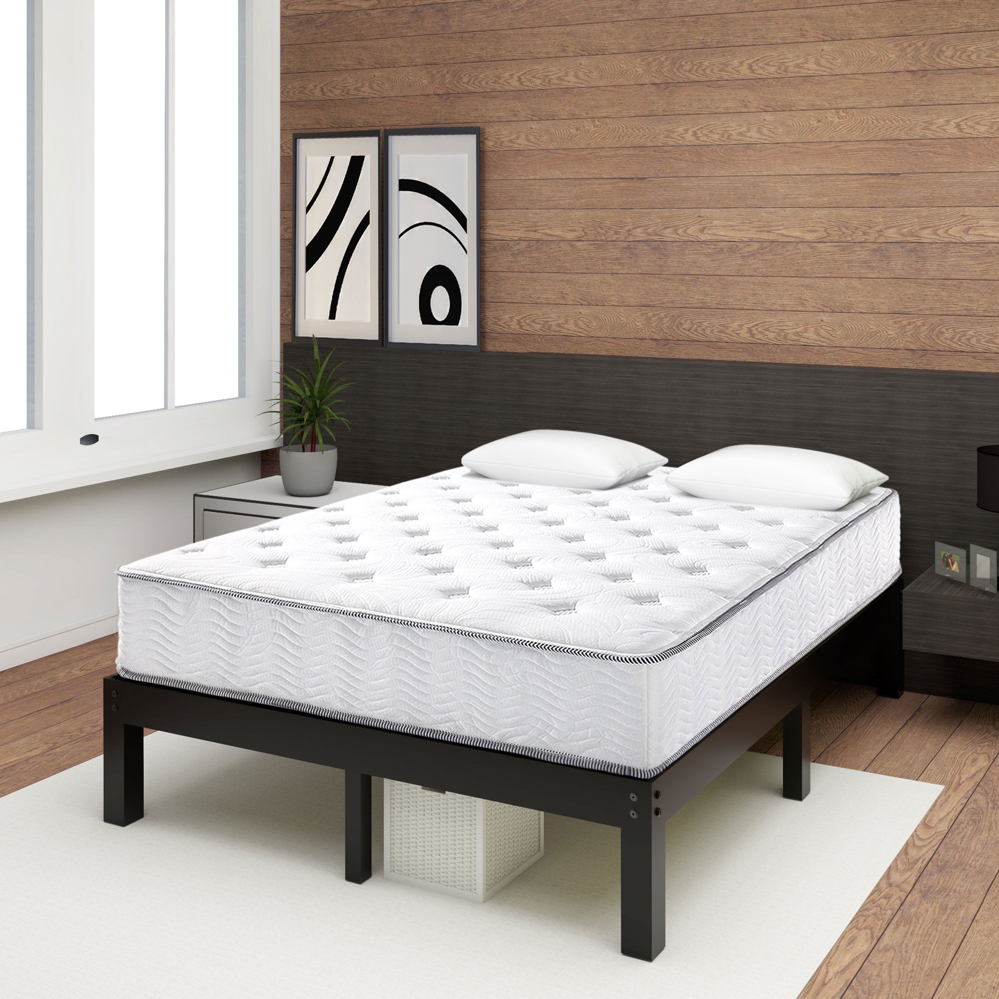 10 Inch Cool Sleeper Hybrid Mattress. Plush. Queen