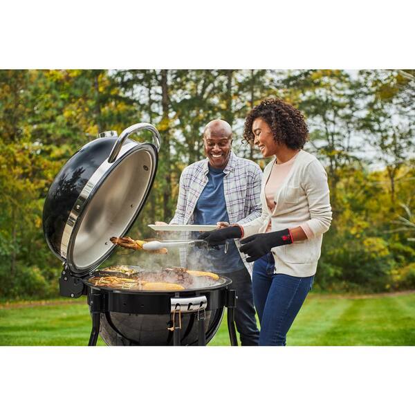 Summit Kamado E6 24 in. Charcoal Grill in Black