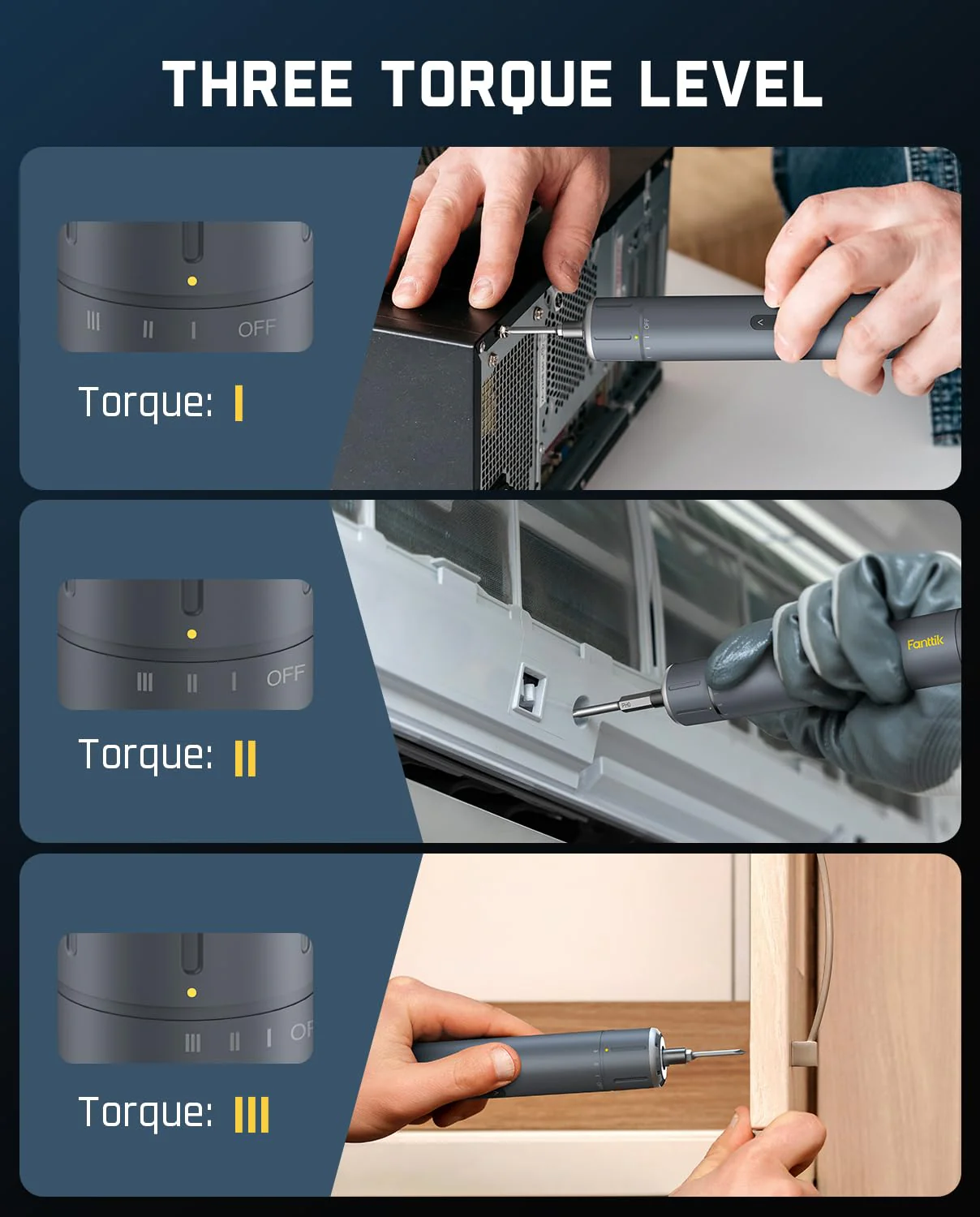 Fanttik S1 Pro Cordless 3.7V Electric Screwdriver