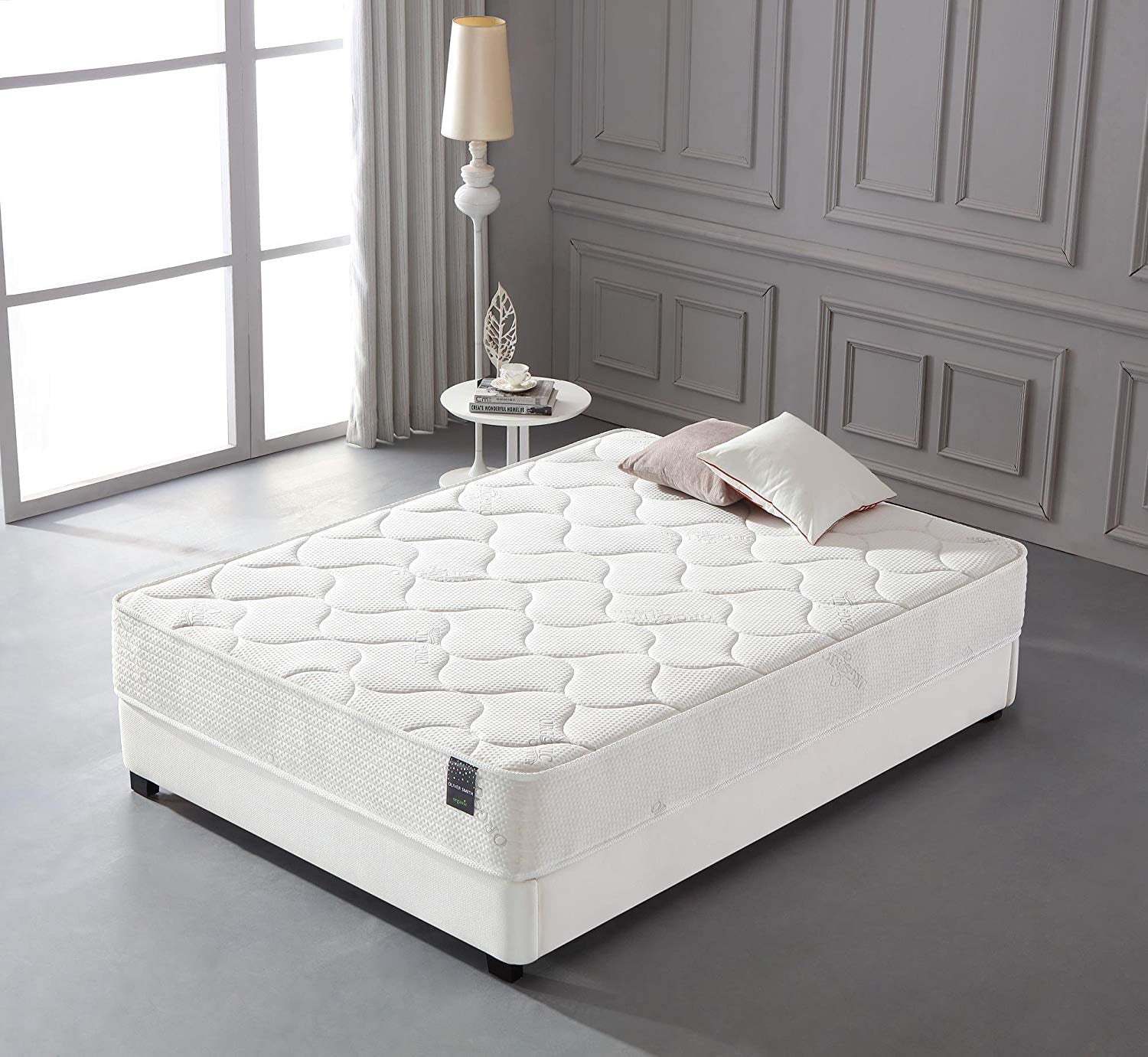 Smith? Organic Cotton 10 Spring & Foam Hybrid Mattress. Firm