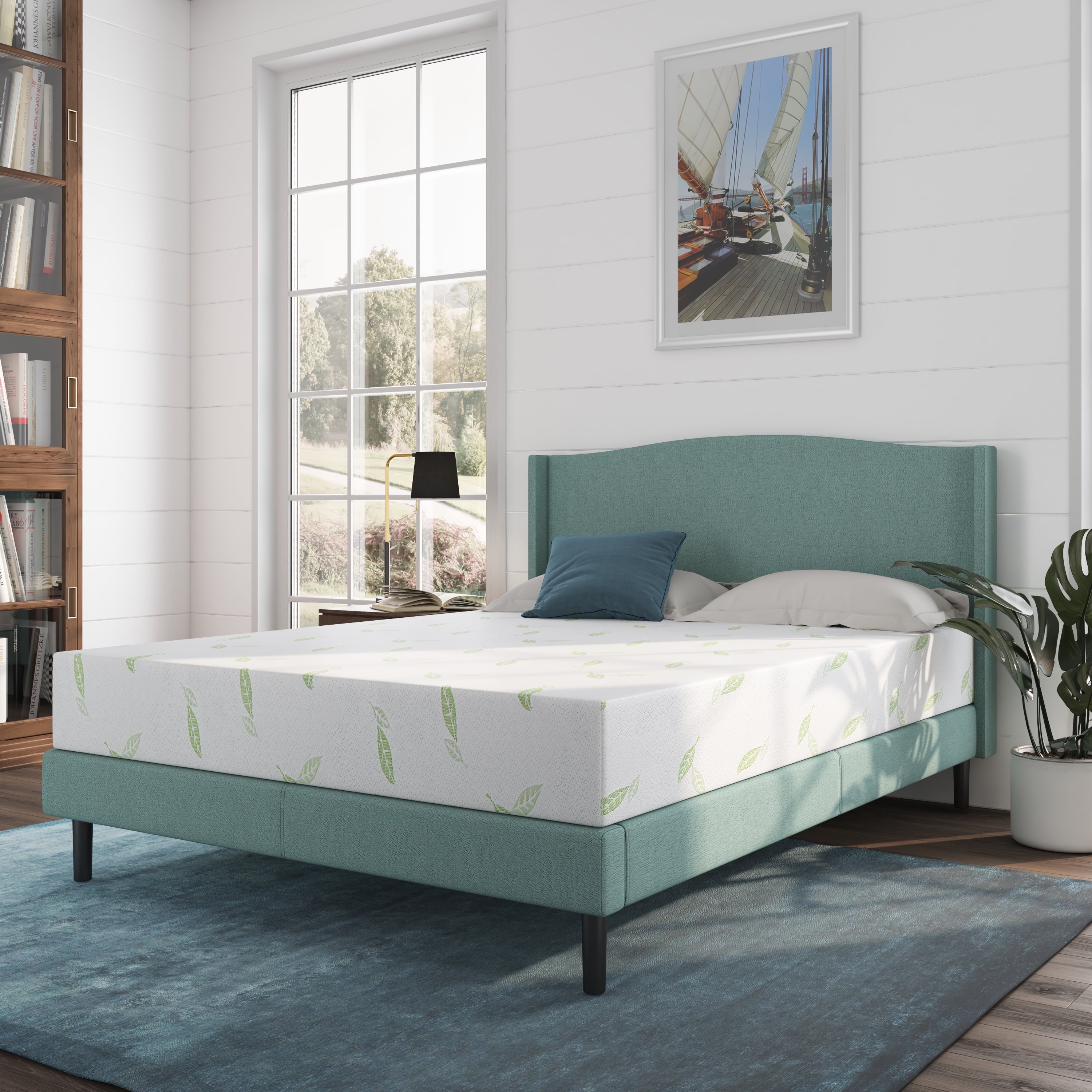 Anula 8 Green Tea Memory Foam Mattress. Queen