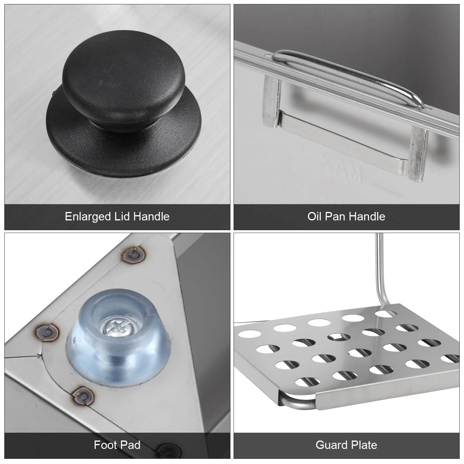 ROVSUN 22.8QT Electric Deep Fryer w/ 2 Baskets & Lids