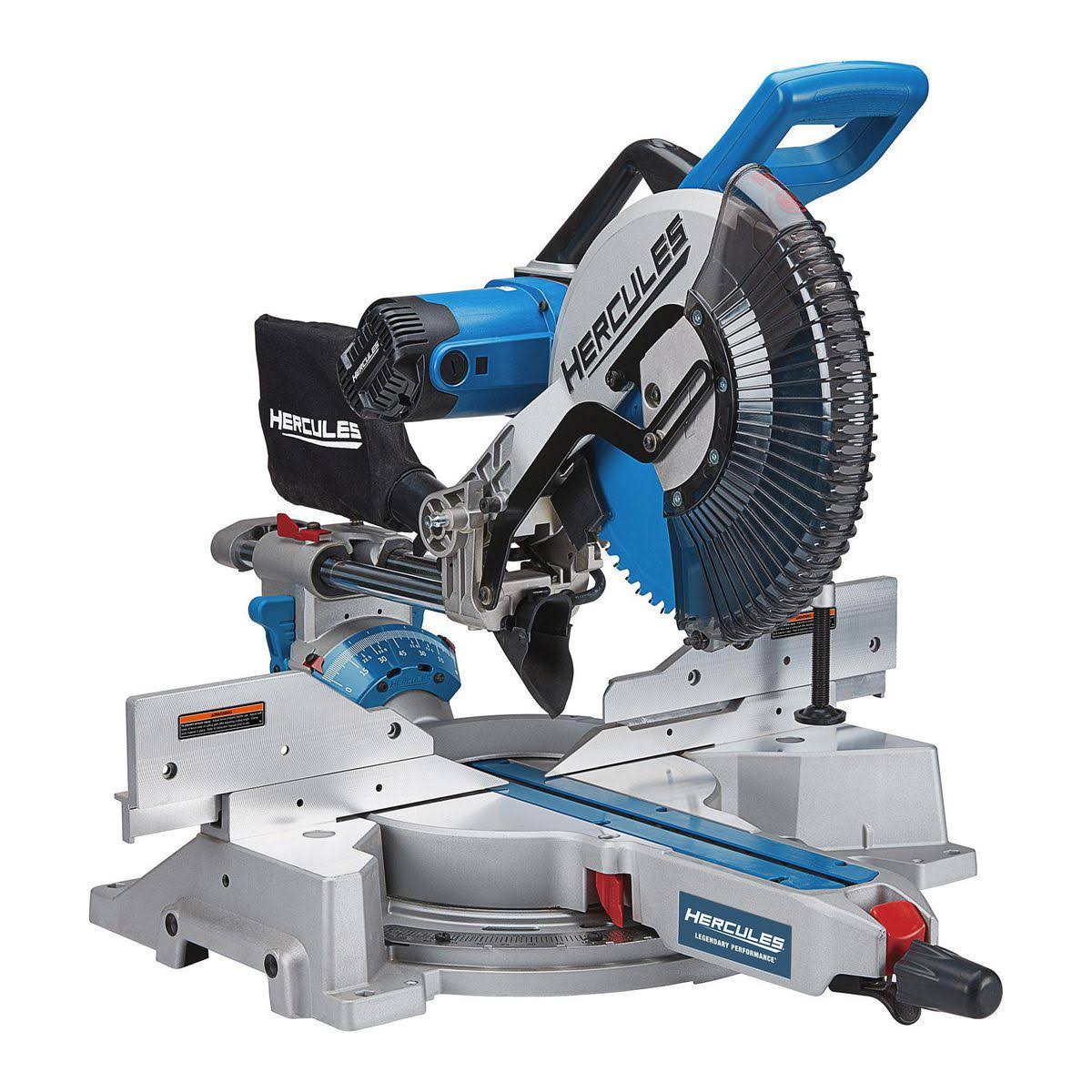 Hercules 12 in. Dual-Bevel Sliding Compound Miter Saw with Precision LED Shadow Guide