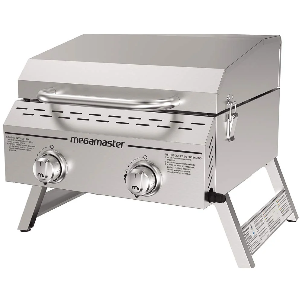 Megamaster Premium Outdoor Cooking 2-Burner Grill