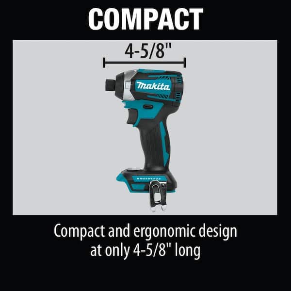18V LXT Lithium-Ion Brushless 1/4 in. Cordless Quick-Shift Mode 3-Speed Impact Driver (Tool Only)