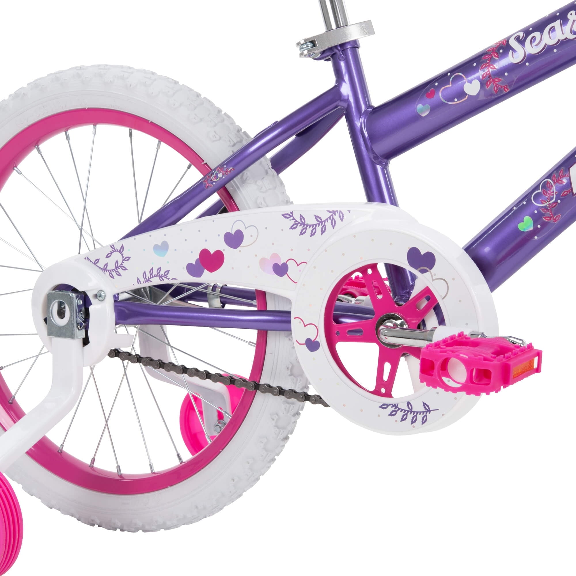 18 in. Sea Star Girl Bike. Metallic Purple