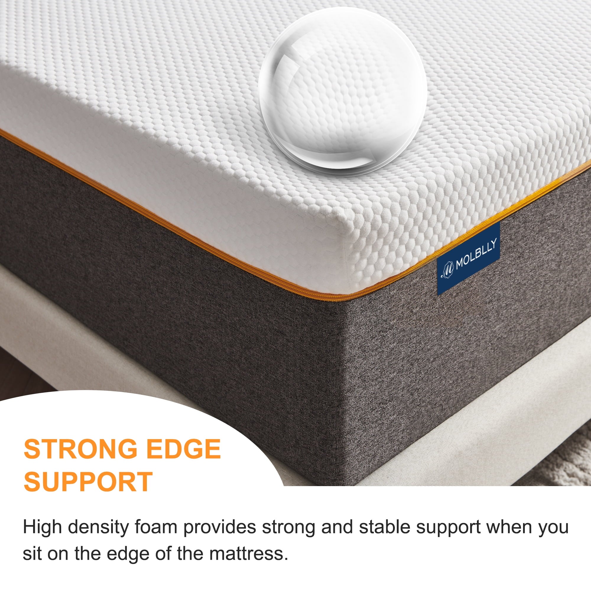 10 inch Queen Size Medium Gel Memory Foam Mattress More Breathable Comfortable Mattress