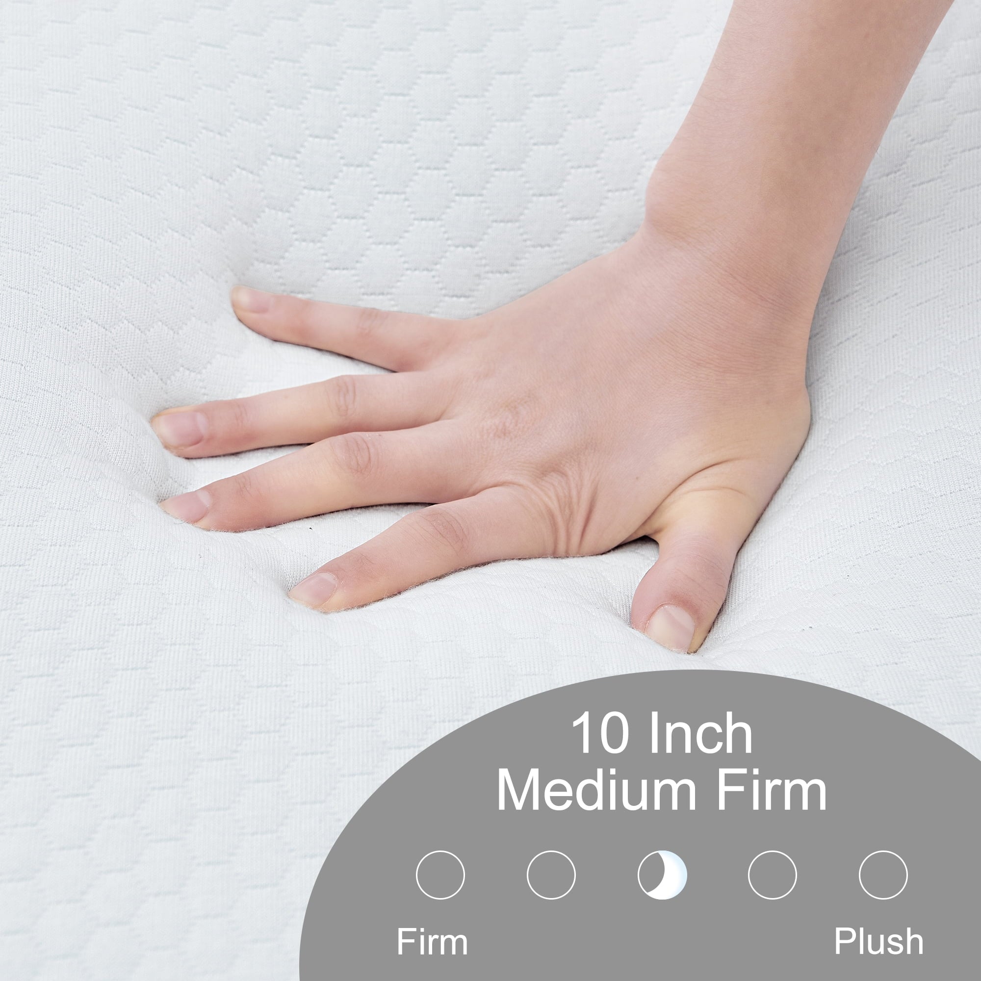 Mattress. Ssecretland 10 inch Gel Memory Foam Mattress in a Box. Queen Mattress
