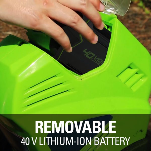 40V 10-inch Cordless Cultivator/Tiller with 40 Ah Battery and Charger. 27062