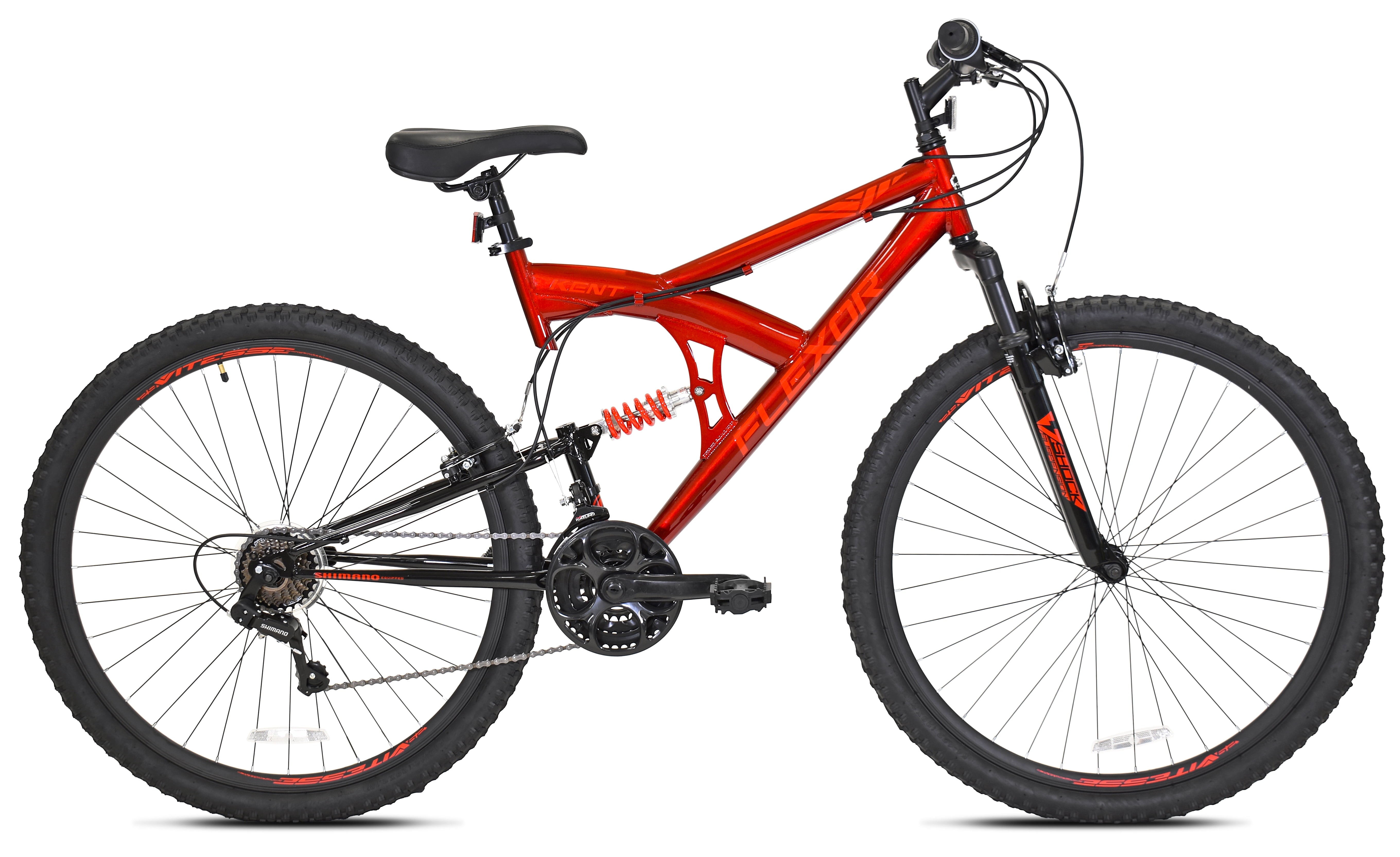 29 in. Flexor Men's Dual Suspension Mountain Bike. Red
