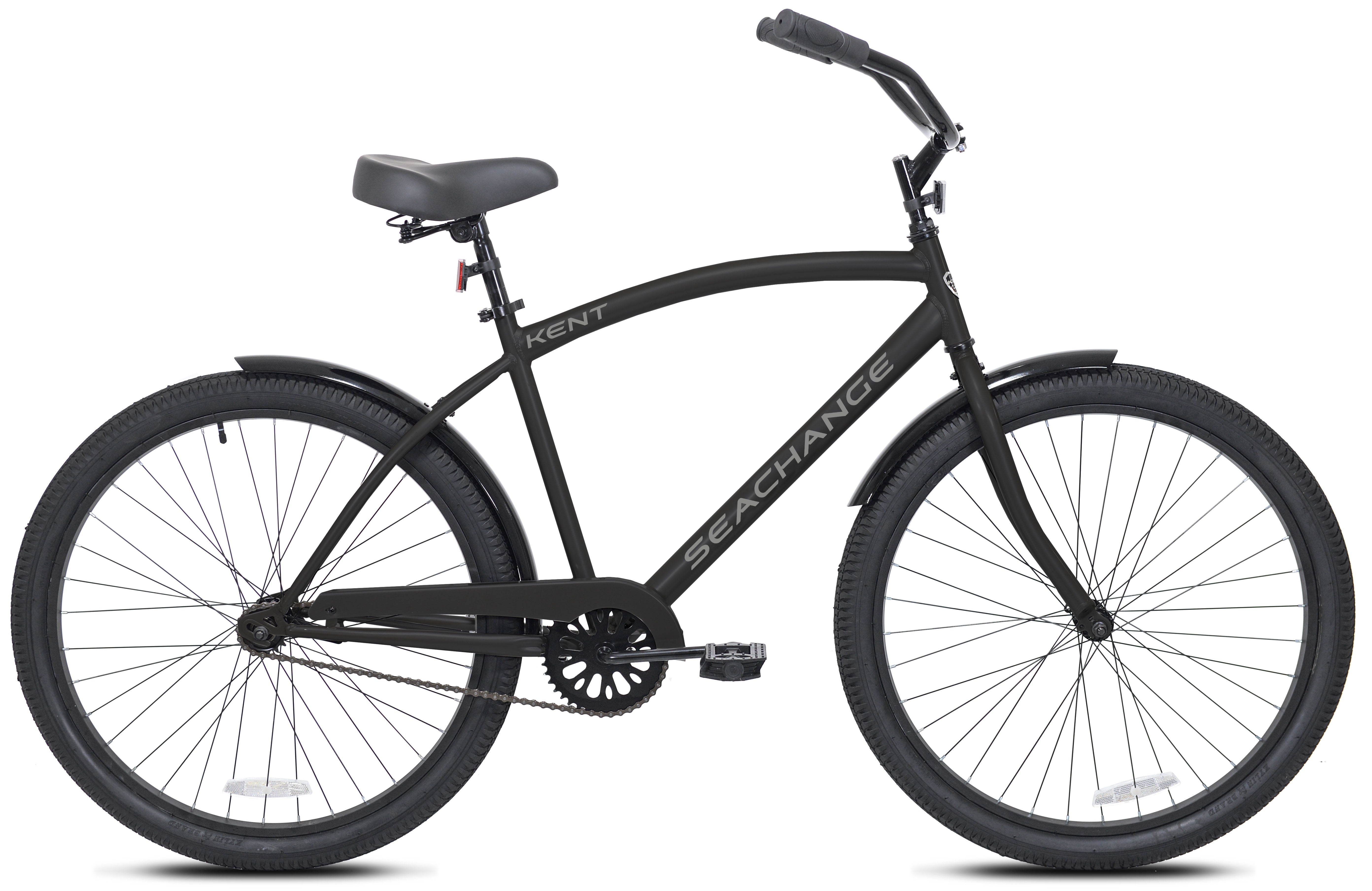 Bicycles 26-inch Men's Seachange Beach Cruiser Bike. Black
