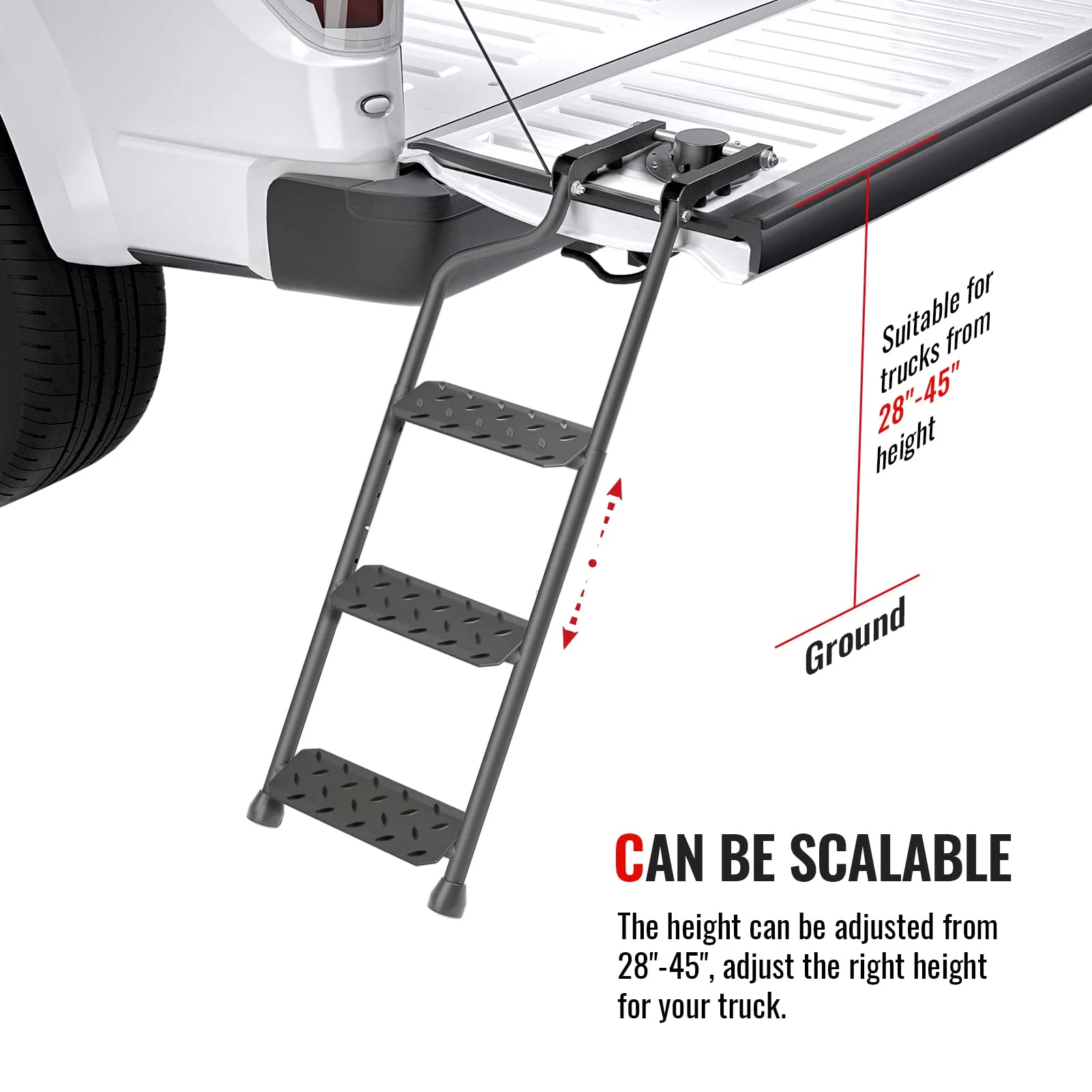 AA Product Tailgate Ladder Foldable Pickup Truck