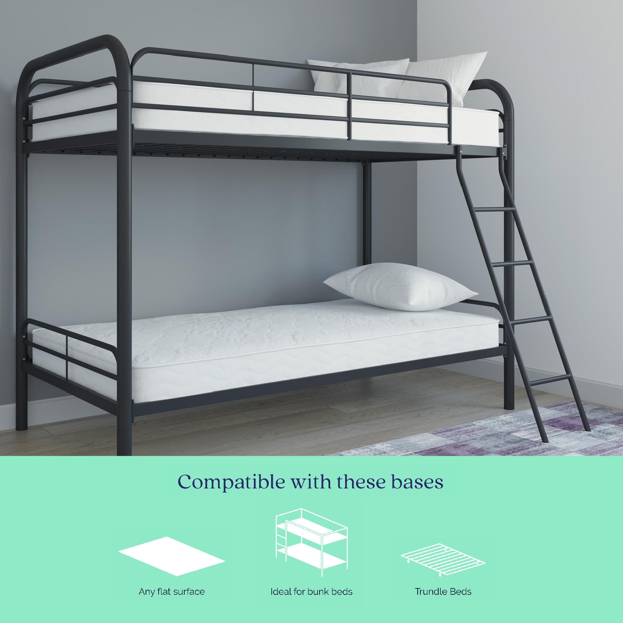 Sleep Solace 6'' 2-Sided Bonnell Coil Mattress. Twin Size