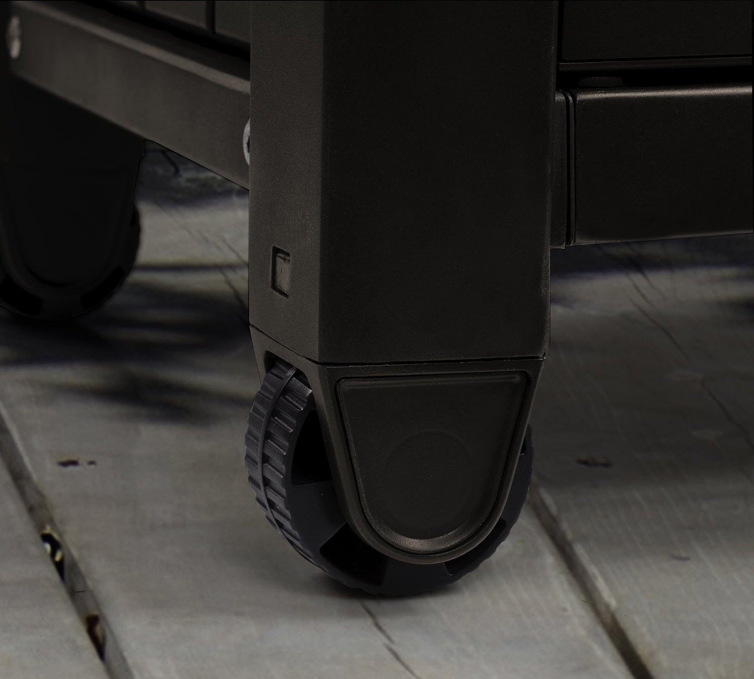 Unity XL Portable Outdoor Table and Storage Cabinet with Accessory Hooks. Espresso Brown