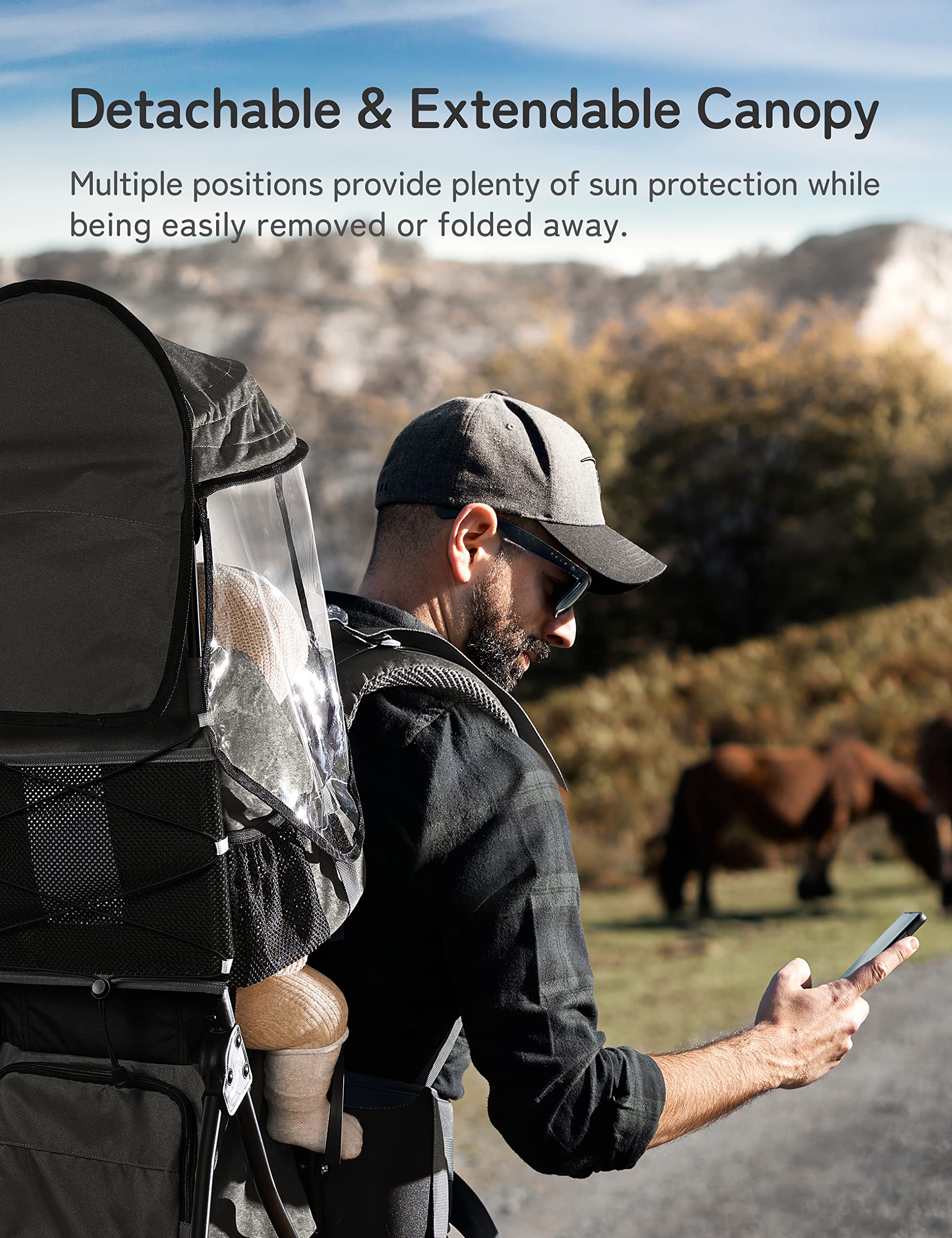 Besrey Baby Backpack Carrier. Toddler Hiking Backpack