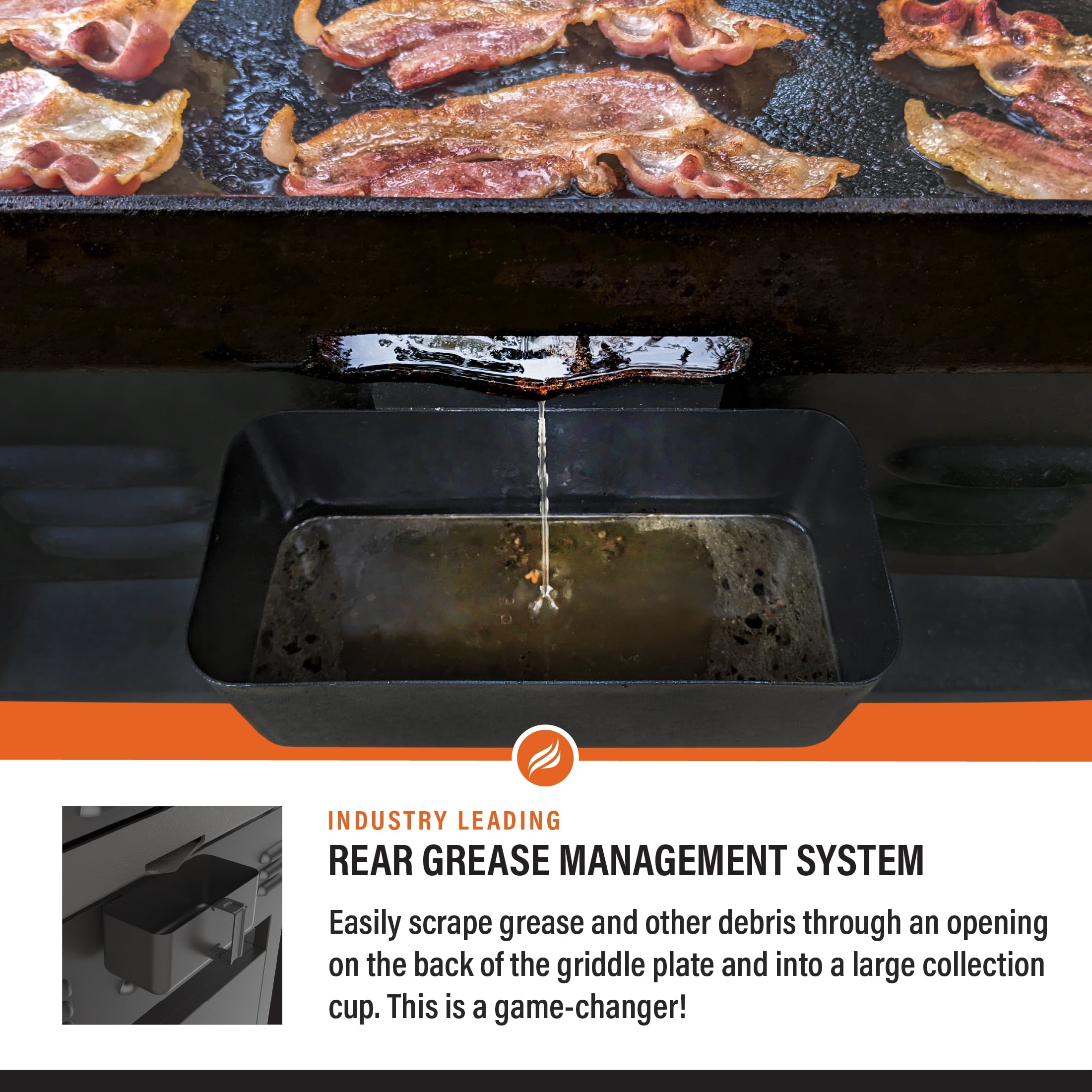 4-Burner 36 Griddle Cooking Station with Hard Cover