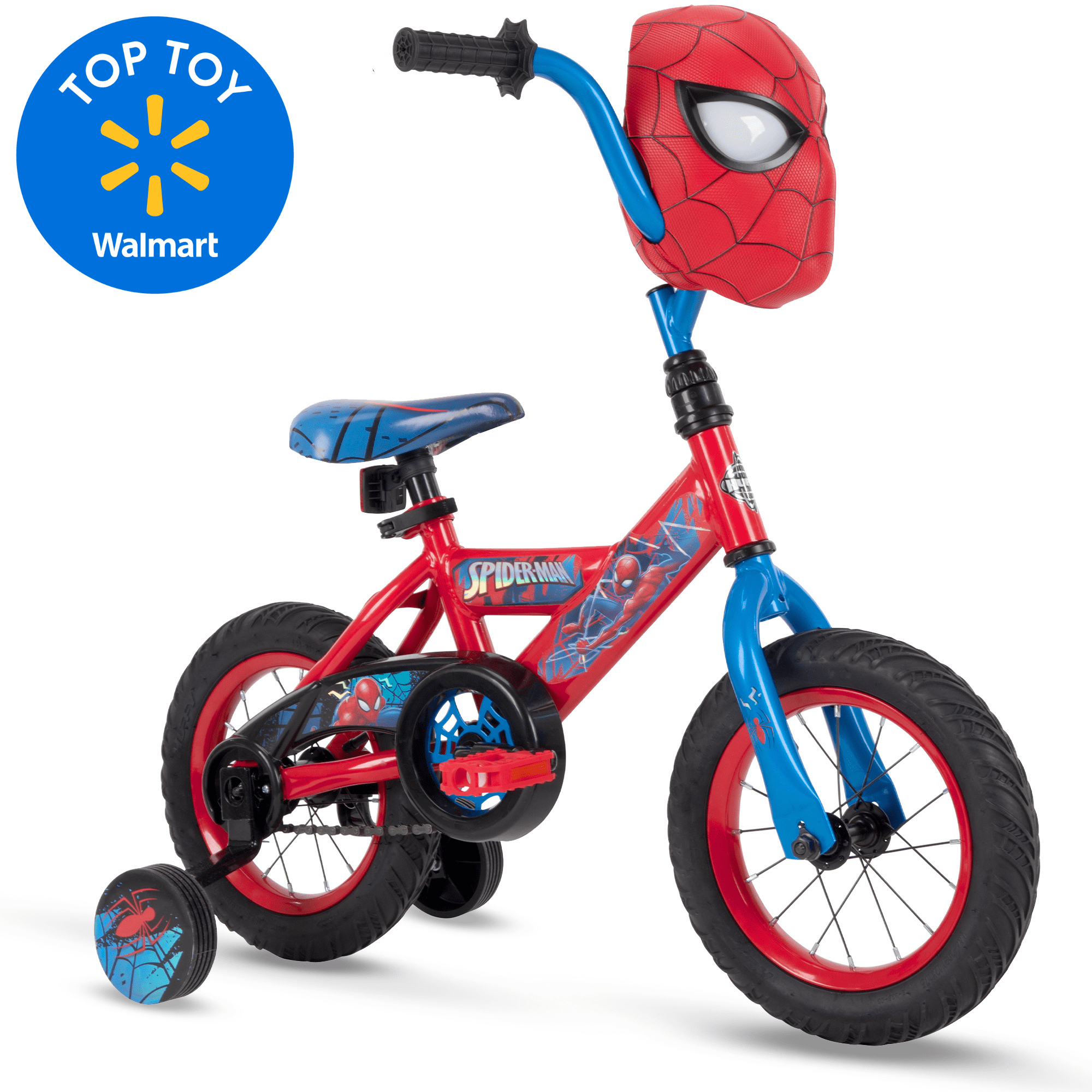 Marvel Spider-Man Bike with Training Wheels. for Boys'. Red by Huffy