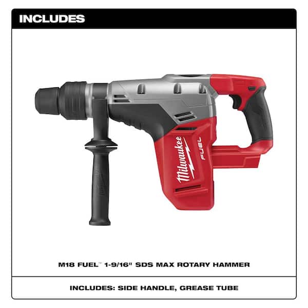 M18 FUEL 18V Lithium-Ion Brushless Cordless 1-9/16 in. SDS-Max Rotary Hammer (Tool-Only)