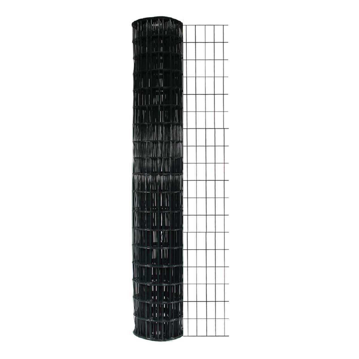 Garden Craft 50-ft x 6-ft Black PVC Coated Steel Welded Wire Rolled Fencing with Mesh Size 2-in x 3-in | 797250