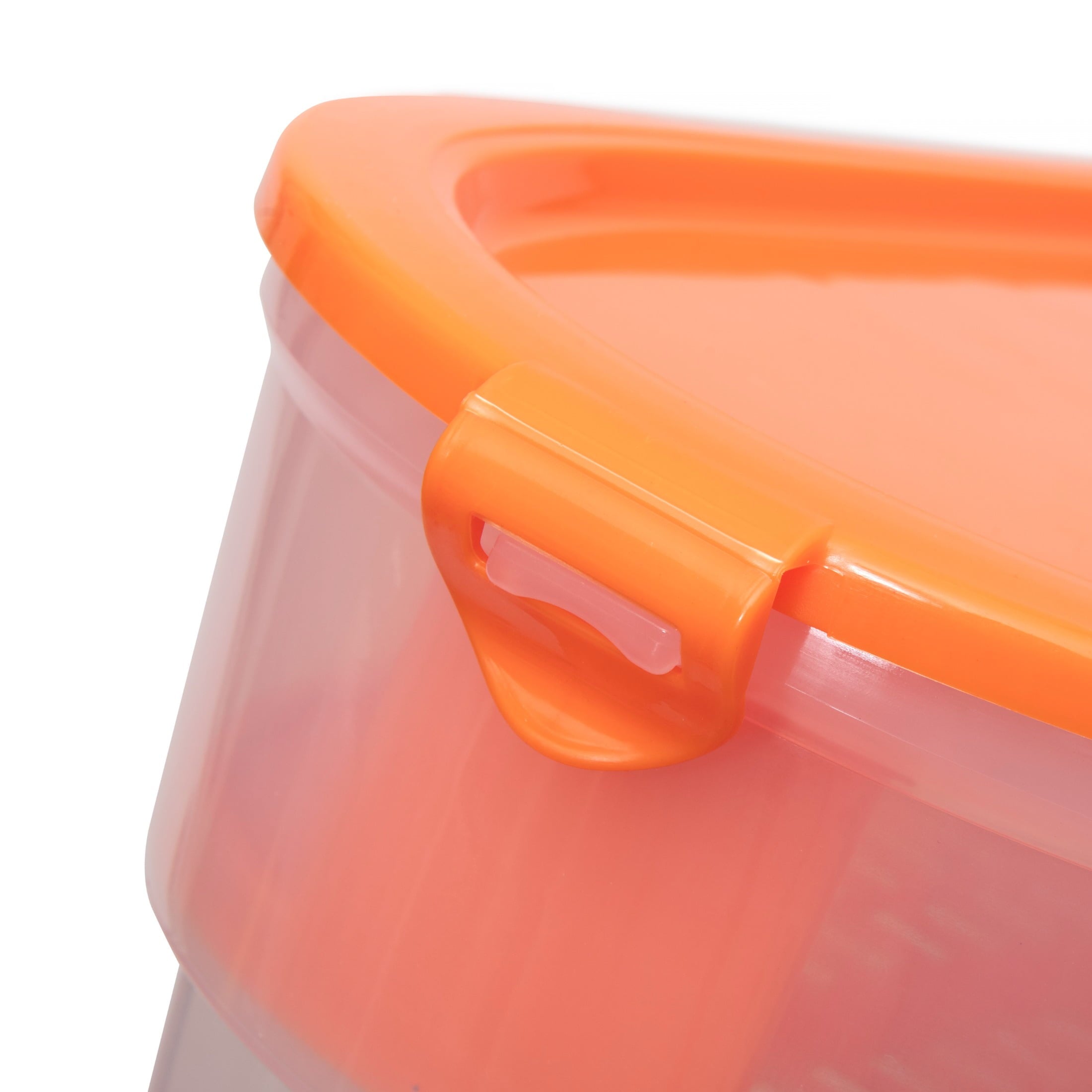 Products Corp Easy Breader Batter Bowl All-in-1 Mess Breading Station Tray Snap-Shut Lid with Silicone Ring For Coating Fried or Baked Food With Deep Fry Cooking Thermometer