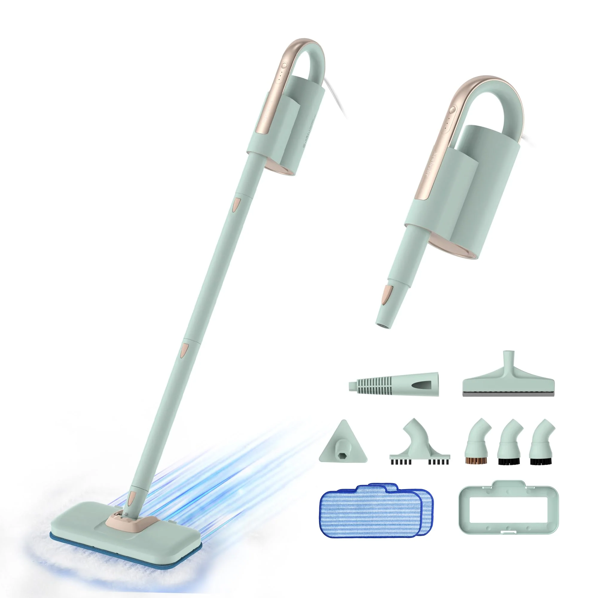 Newbealer Steam Mop & Detachable Handheld Cleaner