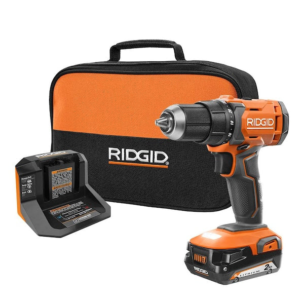 18V Cordless 1/2 in. Drill/Driver Kit with (1) 2.0 Ah Battery and Charger