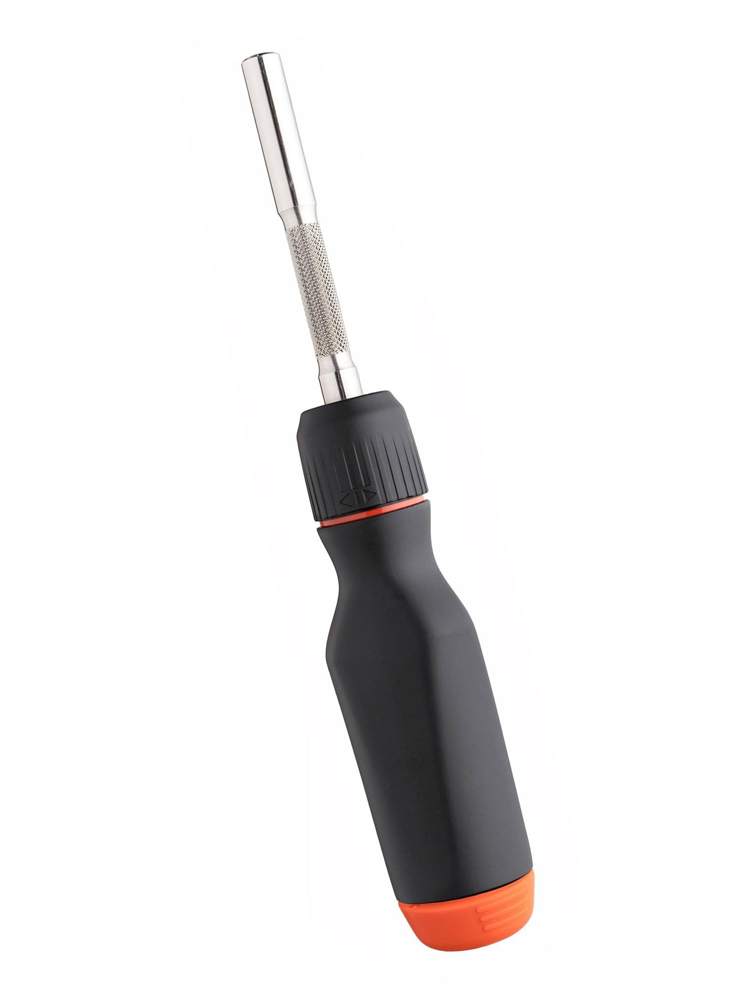 Linus Tech Tips Screwdriver - Silver Shaft (Black and Orange)