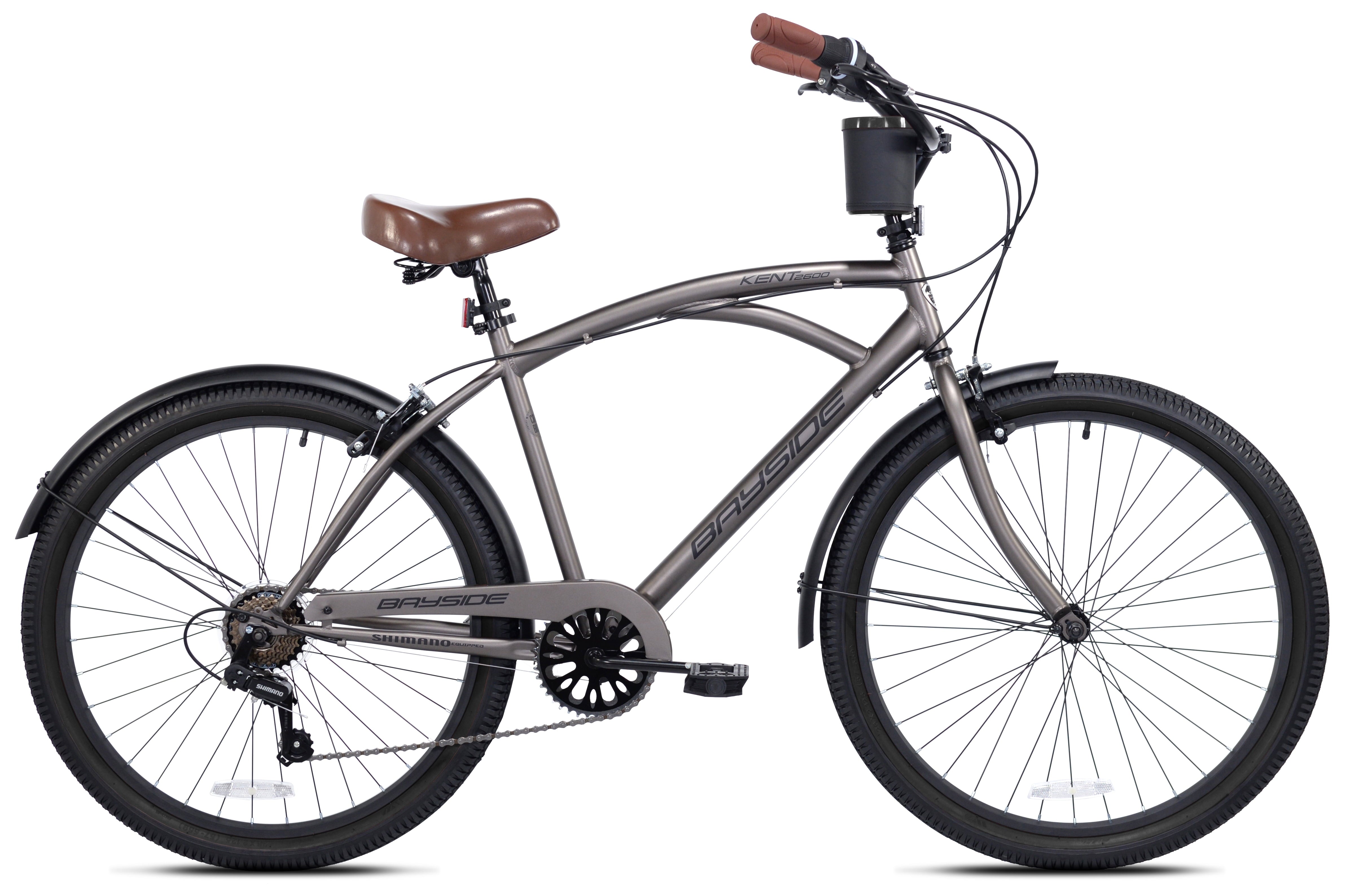 26 In. Bayside Men's Cruiser Bike. Satin Cocoa