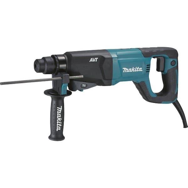 8 Amp 1 in. Corded SDS-Plus Concrete/Masonry AVT Rotary Hammer Drill with 4-1/2 in. Corded Angle Grinder with Hard Case