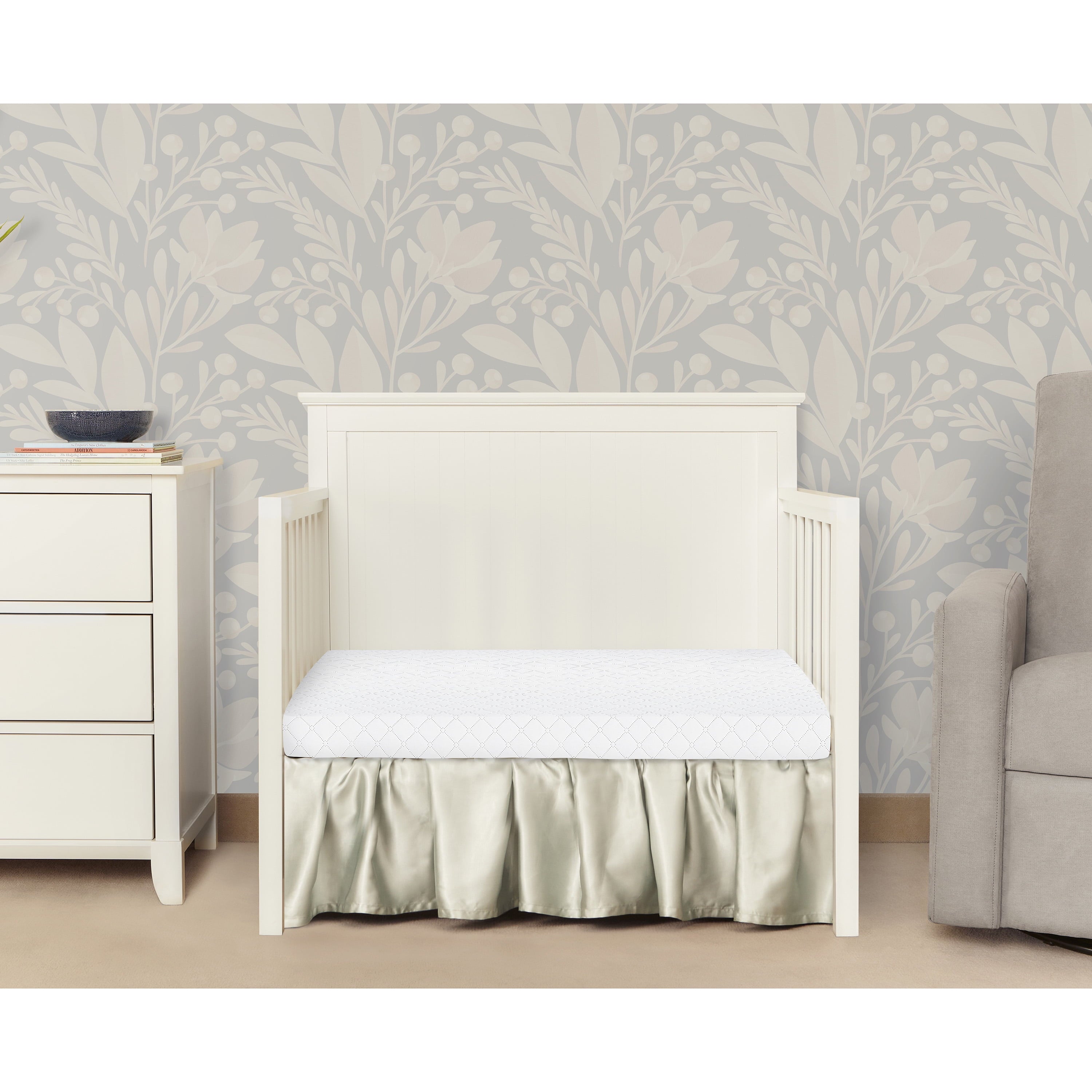 on Me. Sunset 3 Extra Firm Fiber Portable Crib Mattress