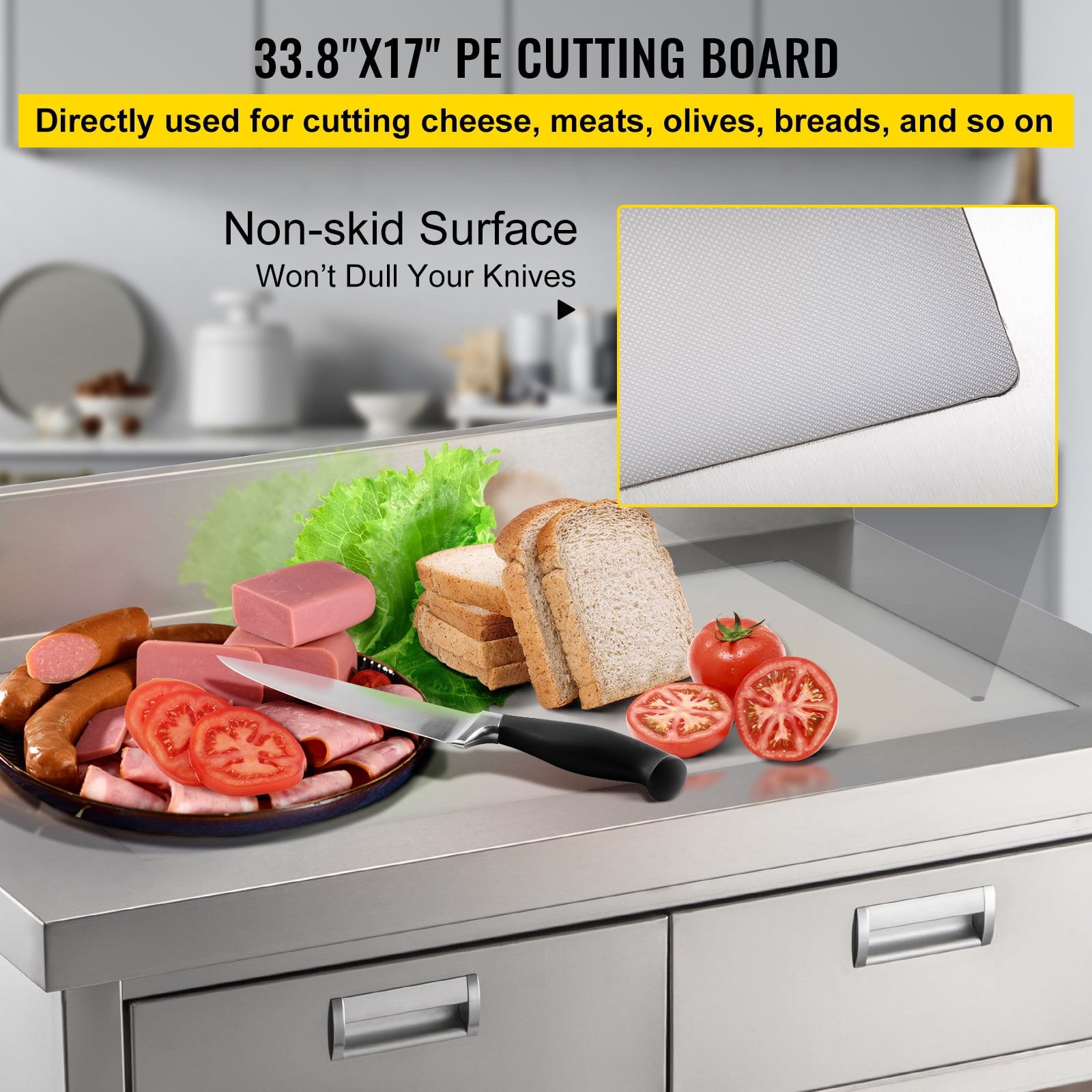 Commercial Work Table Workstation 24 x 42 Inches Commercial Food Prep Work Table with 2 Drawers. Undershelf and Backsplash. 992 lbs Load Stainless-Steel Kitchen Island for Restaurant. Home and Hotel