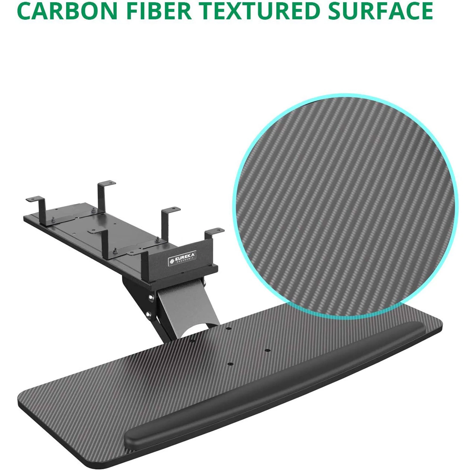 EUREKA ERGONOMIC Adjustable Mouse & Keyboard Tray Under Desk