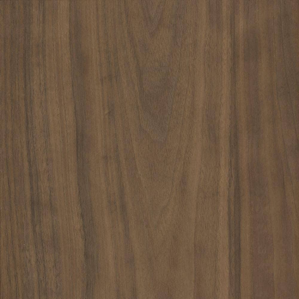 PureEdge 48 in. x 96 in. Walnut Real Wood Veneer with 10 Mil Paperback, Brown