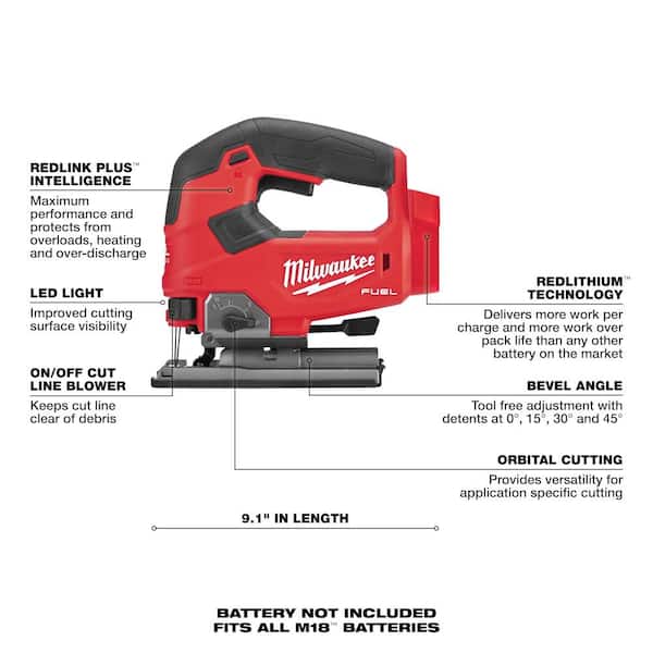 M18 FUEL 18-Volt Lithium-Ion Brushless Cordless Combo Kit (5-Tool) with Multi Tool. Jig Saw and Compact Router