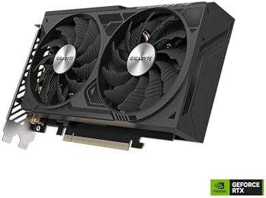 2025 GIGABYTE GeForce RTX 4060 Ti WINDFORCE OC 16G Graphics Card  2X WINDFORCE Fans  16GB 128-bit GDDR6  GV-N406TWF2OC-16GD Video Card