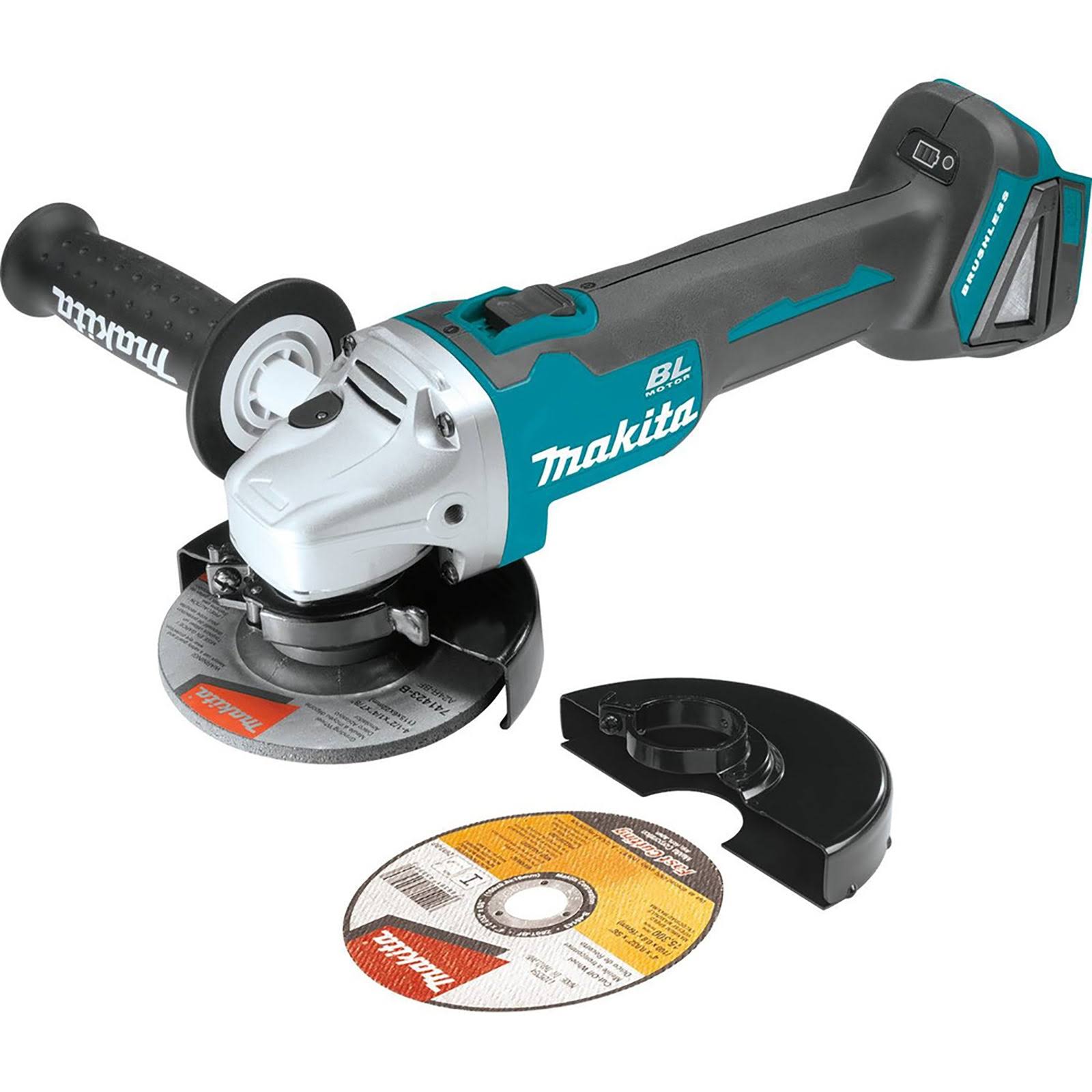 Makita XAG04Z 18V LXT Lithium-Ion Brushless Cordless 4-1/2 inch / 5 inch Cut-Off/Angle Grinder, Tool Only