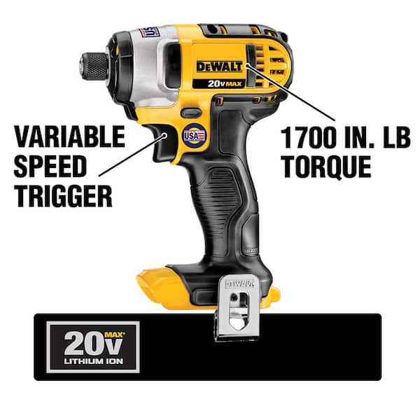 20V MAX Cordless 5 Tool Combo Kit with (2) 20V 2.0Ah Batteries and Charger
