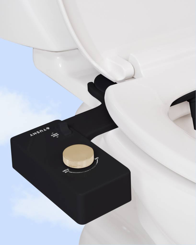 Tushy Classic 3.0 Bidet Attachment | Universal Fit | Black/Gold