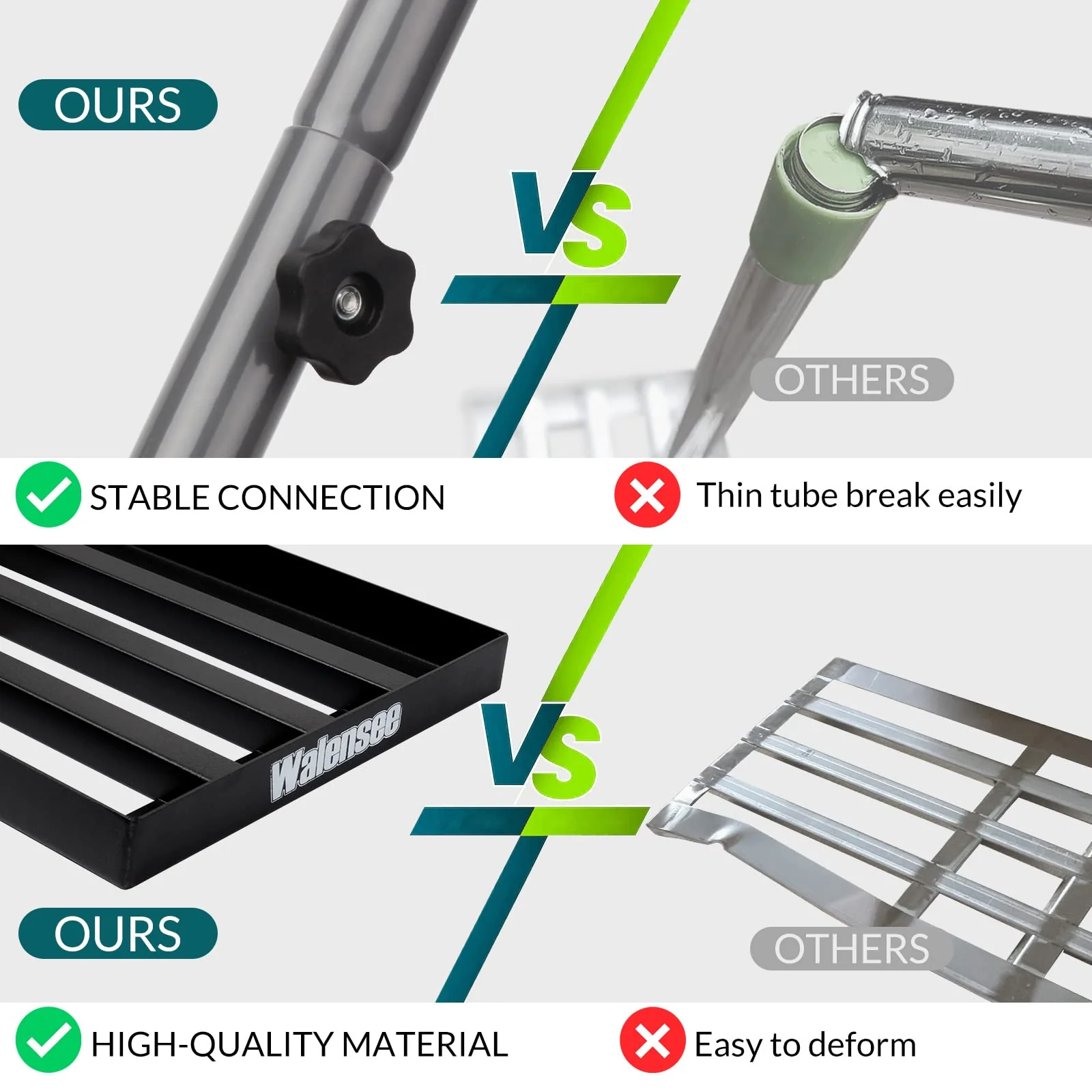 Walensee Lawn Leveling Rake. 7FT 45x10 Levelawn Tool