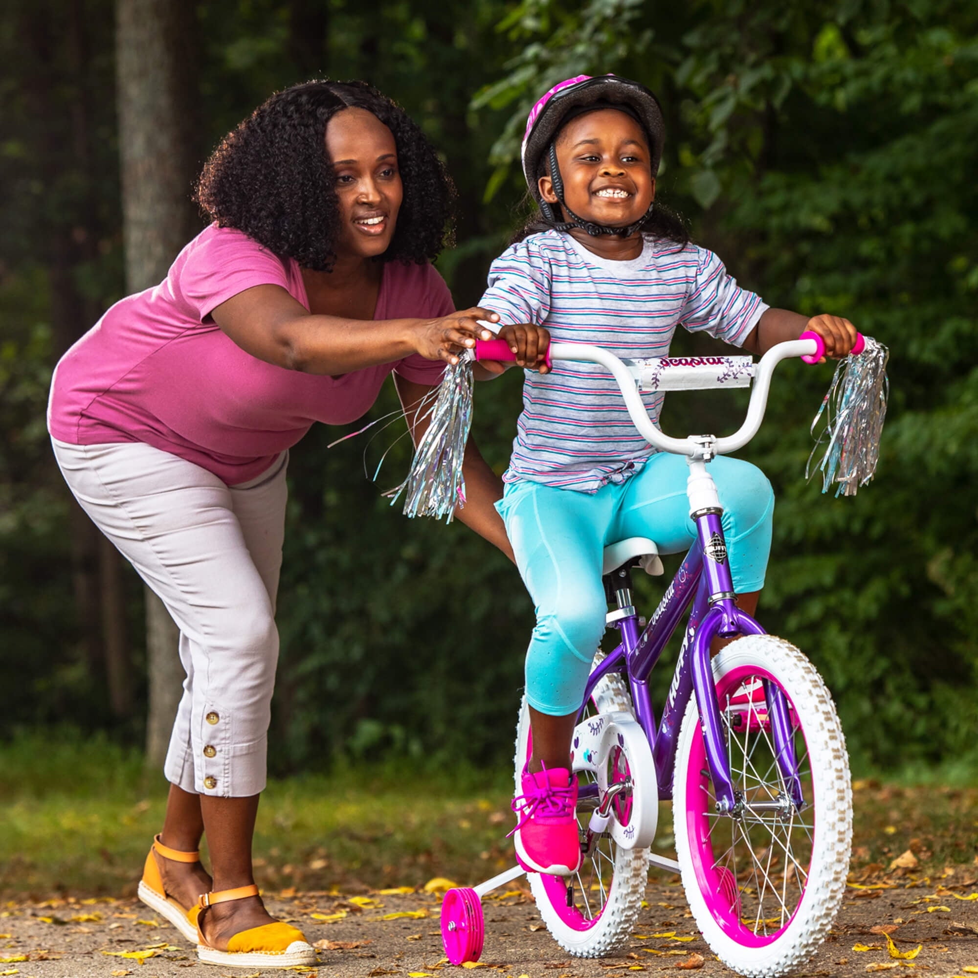 18 in. Sea Star Girl Bike. Metallic Purple