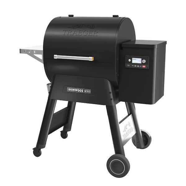Ironwood 650 Wifi Pellet Grill and Smoker in Black