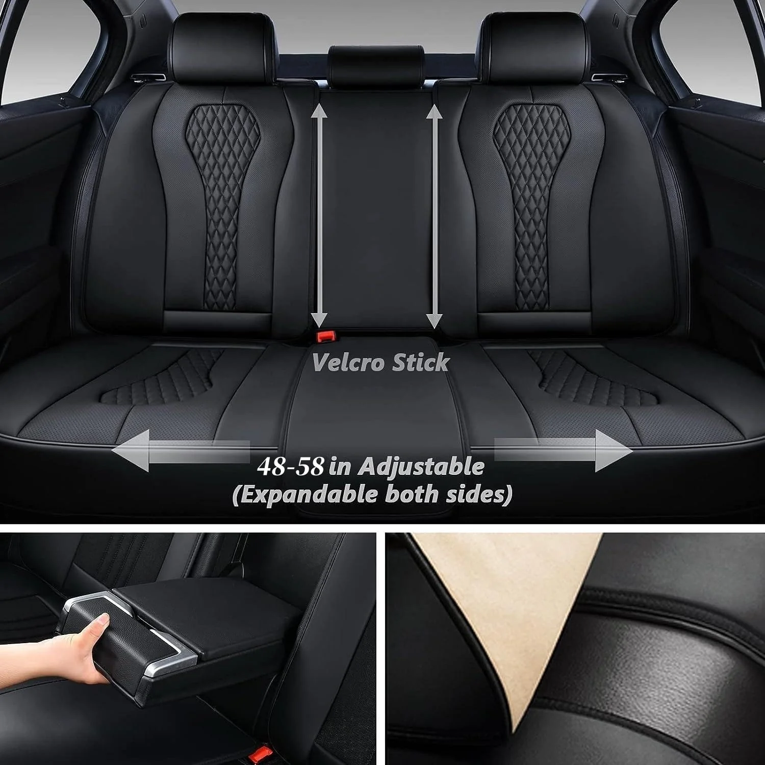 Coverado Waterproof Car Seat Covers Full Set