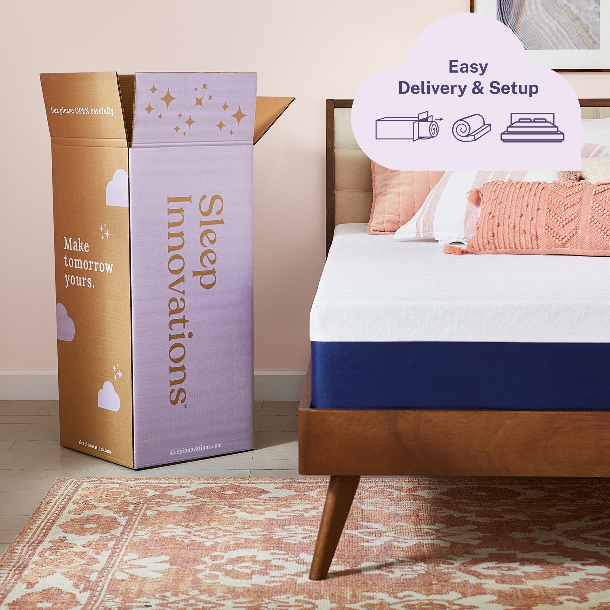 Innovations Shiloh 12 Memory Foam Mattress. Queen. Medium Firm