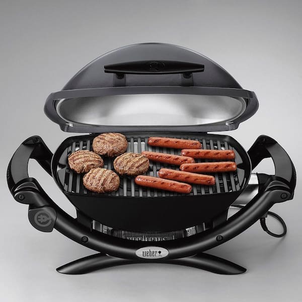 Q 2400 1-Burner Portable Electric Grill in Gray