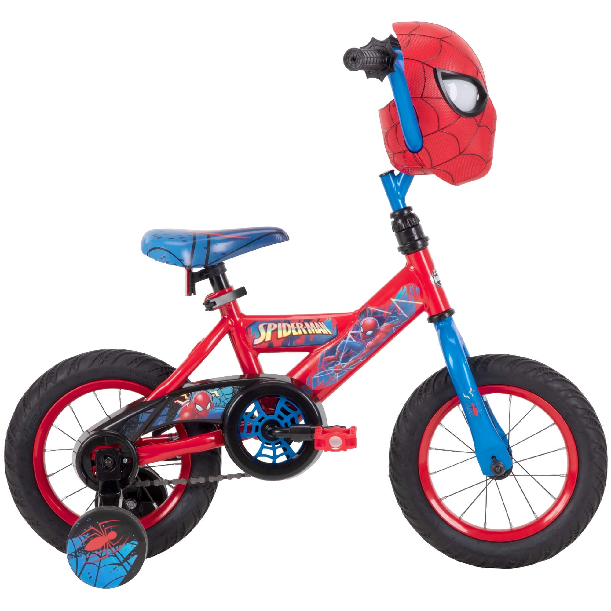 Marvel Spider-Man Bike with Training Wheels. for Boys'. Red by Huffy