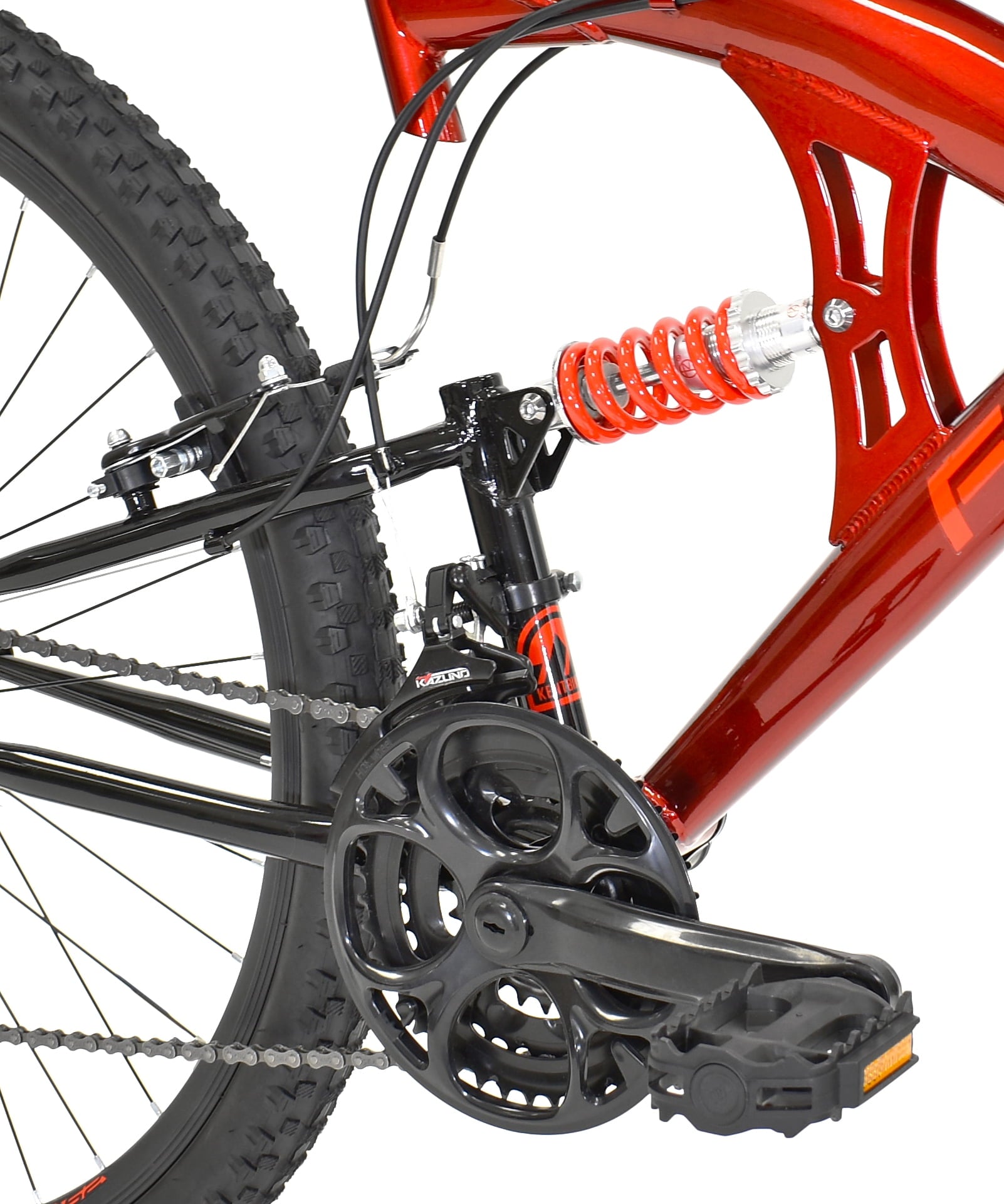29 in. Flexor Men's Dual Suspension Mountain Bike. Red