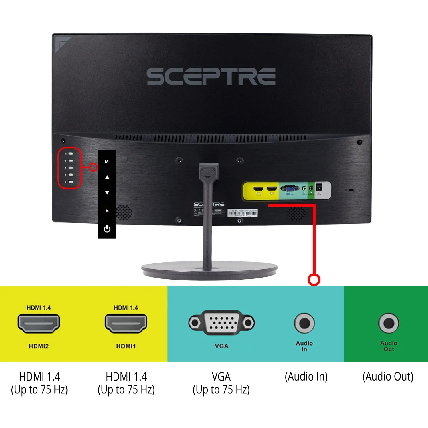 Sceptre Curved 27 FHD 1080p 75Hz LED Monitor