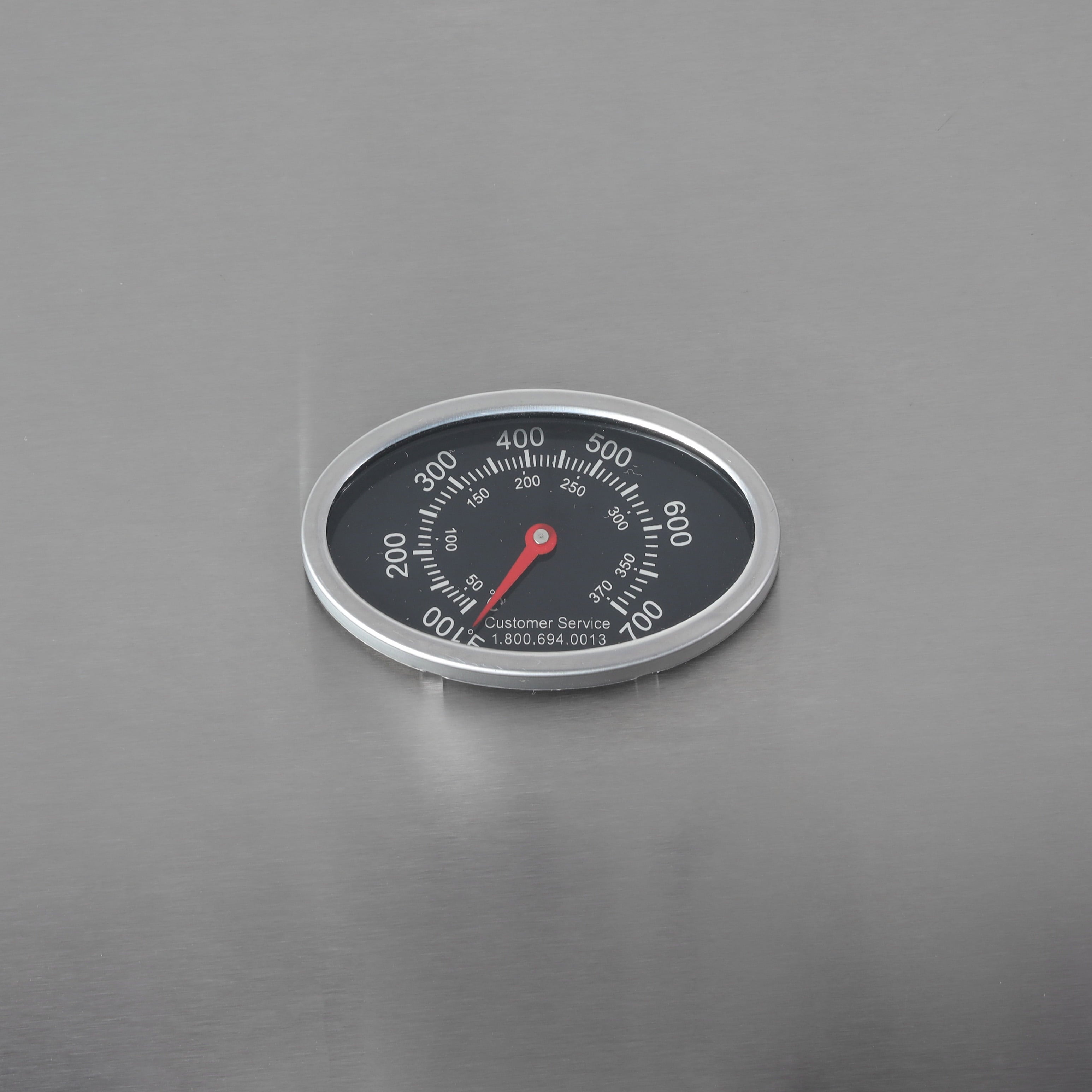 4-Burner Propane  Gas Grill with Side Burner. Stainless Steel & Black